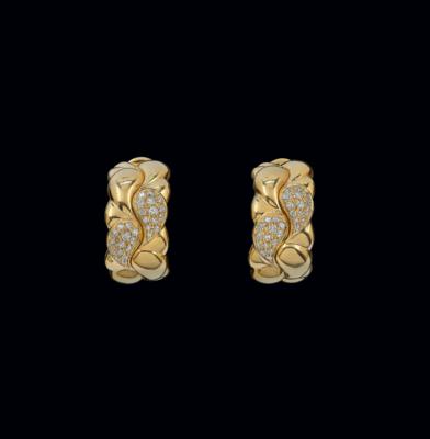 A pair of Casmir brilliant earrings by Chopard, total weight c. 0.30 ct - Exkluzivní šperky