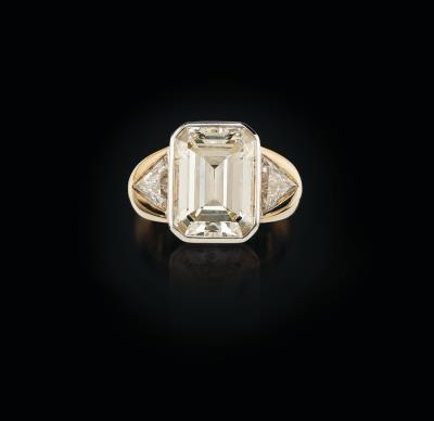 A diamond ring c. 7.85 ct - Gioielli scelti