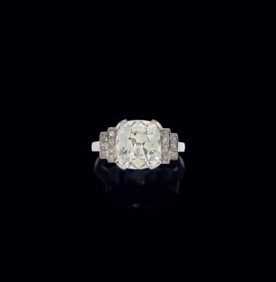 A diamond solitaire ring c. 3.60 ct - Gioielli scelti