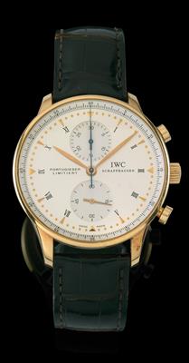 IWC Schaffhausen Portugieser Chronograph Sondermodell 3417 "Die letzten 100 Uhren von IWC im 2. Jahrtausend" - Armband- und Taschenuhren