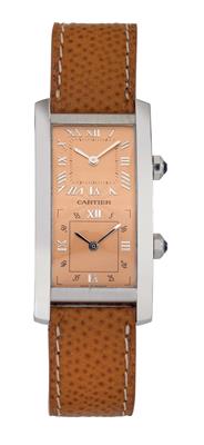Cartier Tank Dual Time - Náramkové a kapesní hodinky