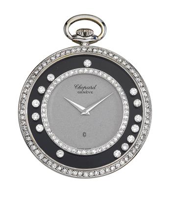Chopard Diamant, tailcoat watch total weight ca. 2,36 ct - Náramkové a kapesní hodinky