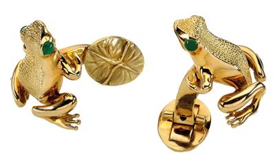 Tiffany & Co. cufflinks - Frogs - Wrist and Pocket Watches