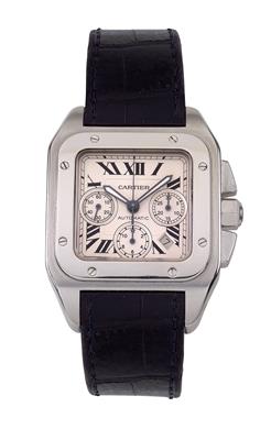 Cartier Santos 100 Chronograph - Armband- und Taschenuhren