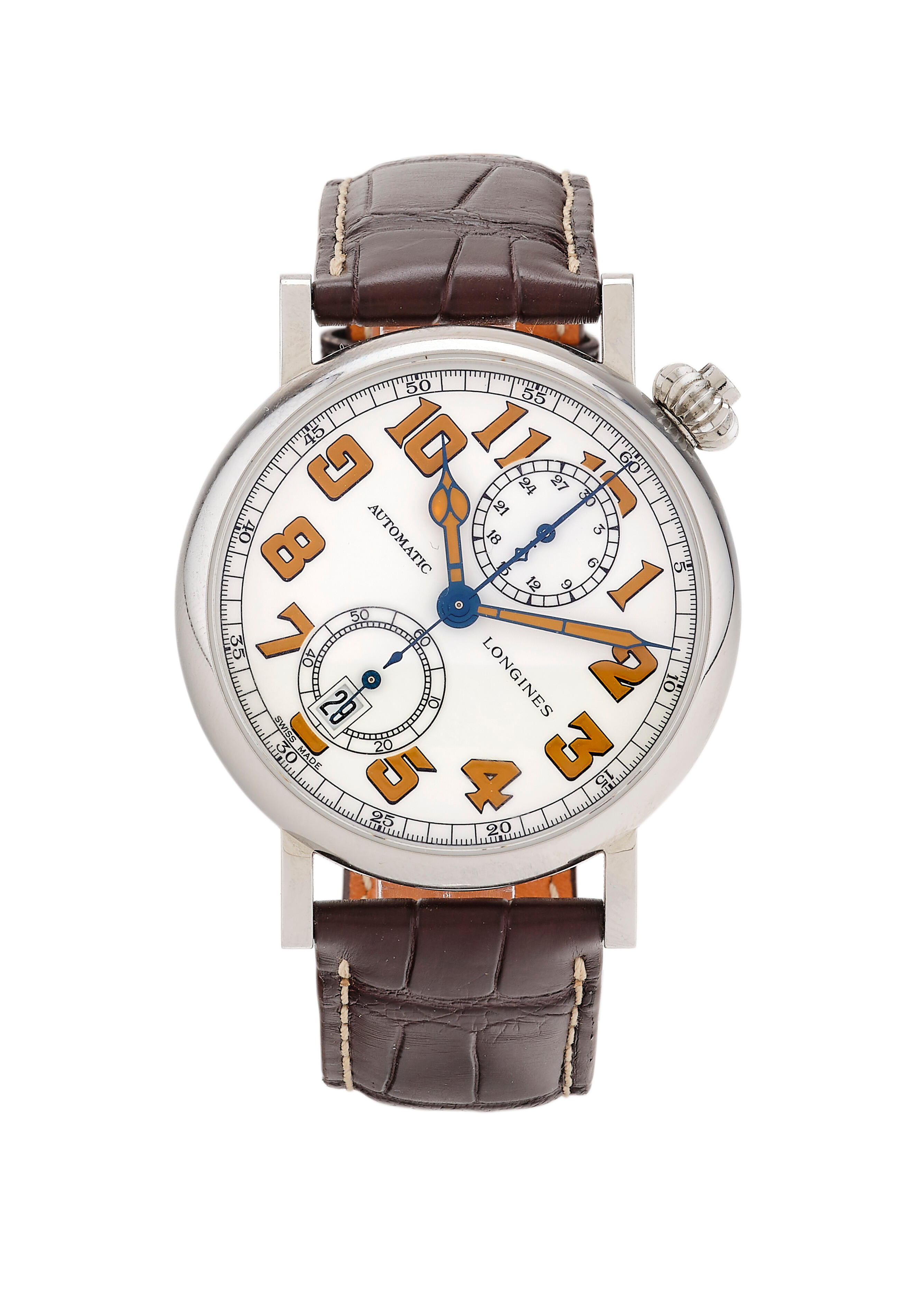 Longines Avigation Watch Type A-7 Ein-Drücker Chronograph - Armband- u.  Taschenuhren 01.12.2023 - Erzielter Preis: EUR 2.340 - Dorotheum