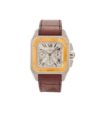 Cartier Santos 100 Chronograph - Armband- u. Taschenuhren
