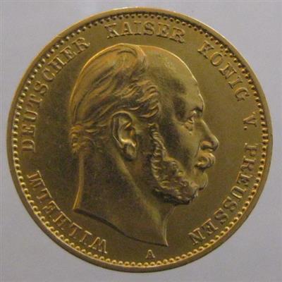 Preussen, Wilhelm I. 1861-1888 GOLD - Monete, medaglie e cartamoneta