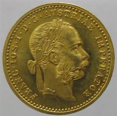 Franz Josef I. GOLD - Münzen, Medaillen und Papiergeld