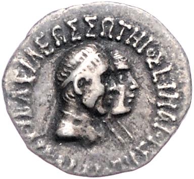 Baktrien, Hermaios und Kalliope, ca. 90-70 v. C. - Monete, medaglie e cartamoneta