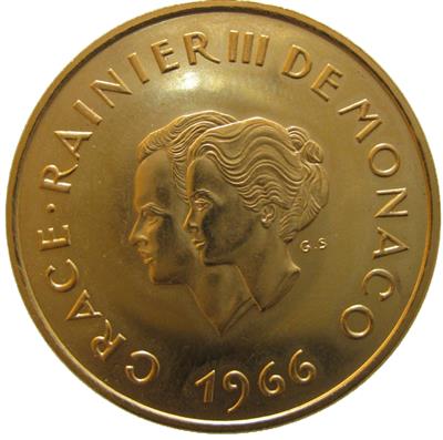 Monaco GOLD - Mince, medaile a papírové peníze