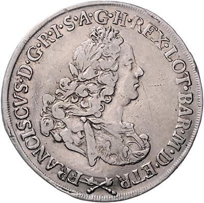 Toskana, Franz II. von Lothringen 1737-1765 - Mince, medaile a papírové peníze