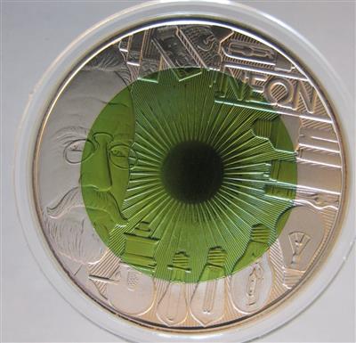 Bimetall Niobmünze Faszination Licht - Münzen, Medaillen und Papiergeld