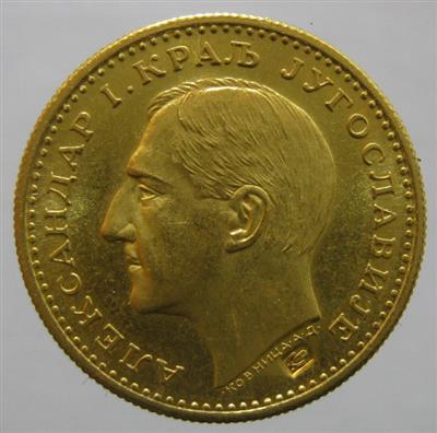 Jugoslawien, Alexander I. 1921-1934 GOLD - Münzen, Medaillen und Papiergeld