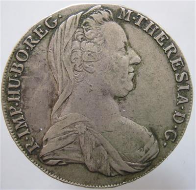 Maria Theresia - Münzen, Medaillen und Papiergeld