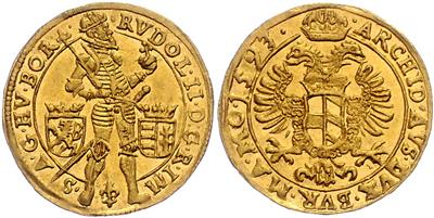 Rudolf II. 1576-1612, GOLD - Münzen, Medaillen und Papiergeld