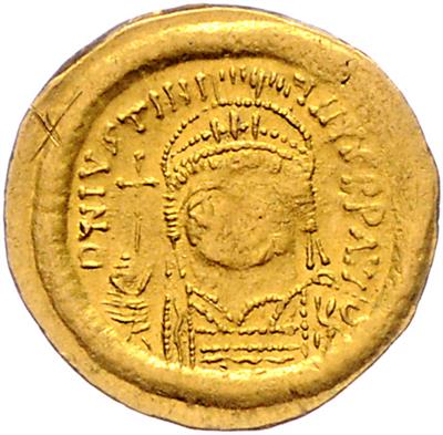 Iustinianus I. 527-565, GOLD - Münzen
