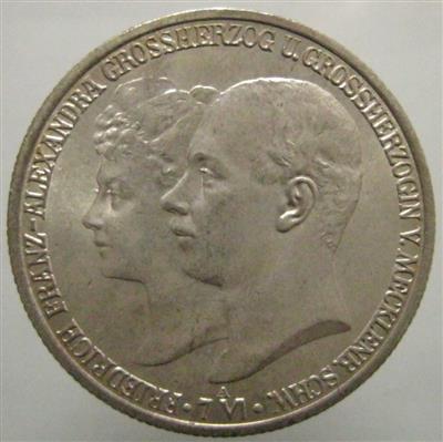Mecklenburg- Schwerin, Friedrich Franz IV. 1897-1918 - Coins