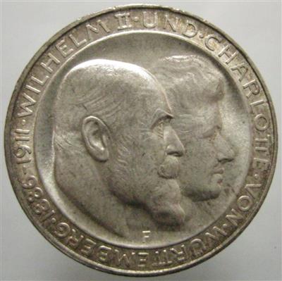 Württemberg, Wilhelm II. 1891-1918 - Monete