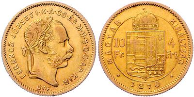 Franz Josef I. GOLD - Münzen