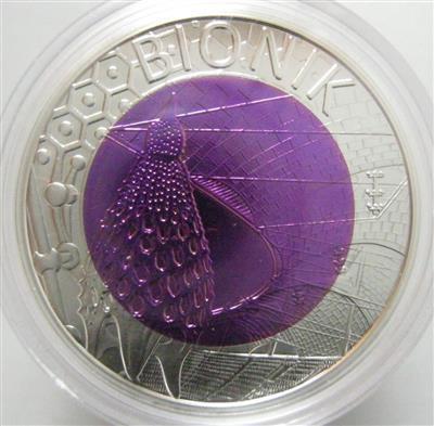 Bimetall Niobmünze Bionik - Münzen