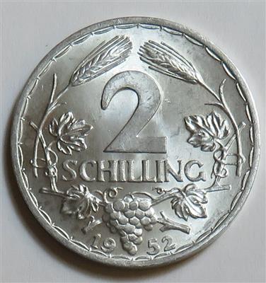 2 Schilling 1952 - Mince