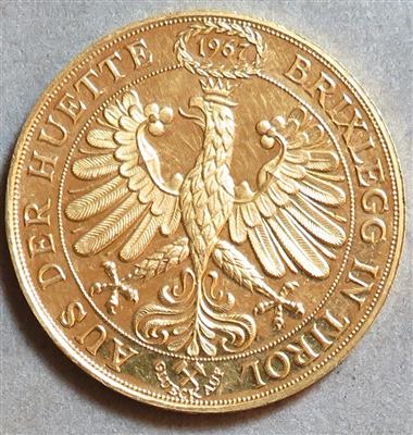 Ausbeute Brixlegg 1467 / 1967 GOLD - Münzen