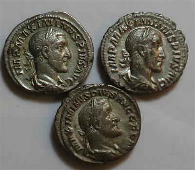 Maximinus I. Thrax 235-238 (3Stk. AR Denare) - Coins