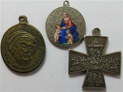 Religiöse Medaillen (3 Stk.) - 
