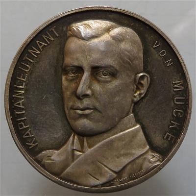 1. Weltkrieg- Kapitänleutnant Helmuth von Mücke - Münzen und Medaillen