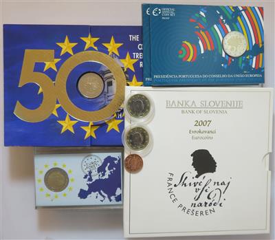 Euromünzen (7 Teile) - Münzen und Medaillen