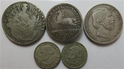 International (ca. 13 Stk., davon 11 AR) - Münzen und Medaillen