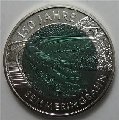 Bimetall 25 EURO 2004, Semmeringbahn - Münzen und Medaillen