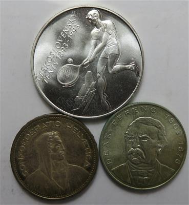 International (ca. 68 Stk., davon 4 AR) - Münzen und Medaillen