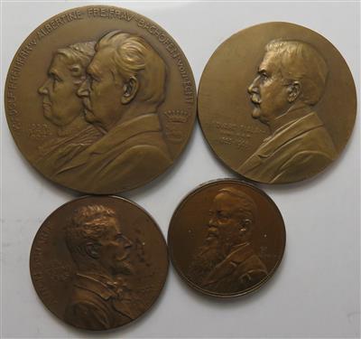 Numismatiker (4 Stk. AE) - Münzen und Medaillen