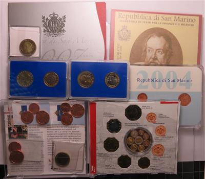 San Marino und Monaco - Münzen und Medaillen