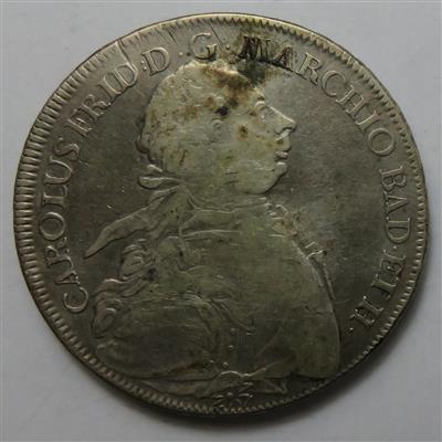 Baden, Karl Friedrich 1738-1811 - Münzen und Medaillen
