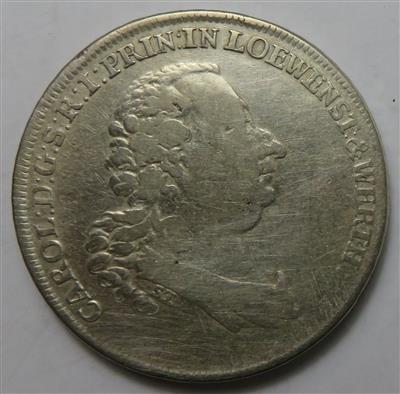 Löwenstein- WertheimRochefort, Karl Thomas 1735-1789 - Coins and medals