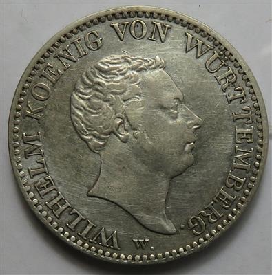 Württemberg, Wilhelm I. 1816-1864 - Münzen und Medaillen