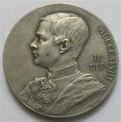 Franz Josef I. (ca. 24 Stk., davon 4 AR) - Coins and medals