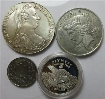 International (ca. 64 Stk., davon ca. 17 AR) - Monete e medaglie