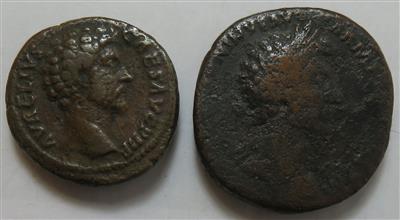 Marcus Aurelius 161-180 (2 Stk. AE) - Münzen und Medaillen