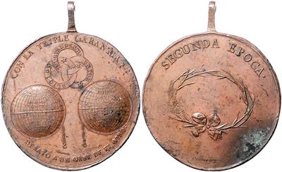 Mexiko, 1. Republik - Monete e medaglie