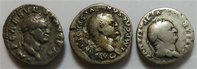 Vespasianus 69-79 (3 Stk. AR) - Mince a medaile