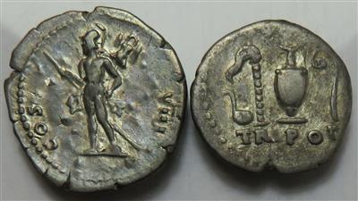 Vespasianus 69-79 (4 Stk. AR Denare) - Coins and medals