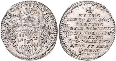 Bamberg, Franz Konrad von Stadion 1753-1757 - Monete e medaglie