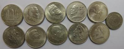 2 Schilling Sondermünzen + Nachtschilling (11 Stück) - Münzen und Medaillen