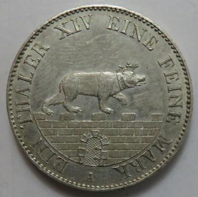 Anhalt-Bernburg, Alexander Karl 1834-1863 - Coins and medals
