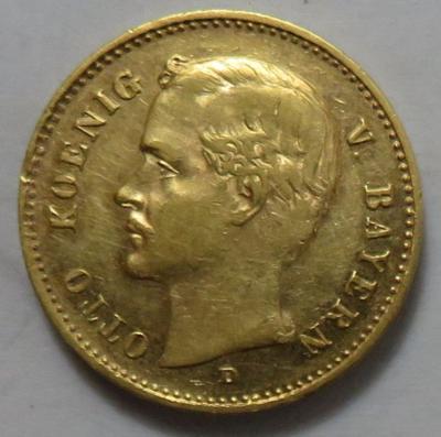 Bayern, Otto 1886-1913 GOLD - Münzen und Medaillen