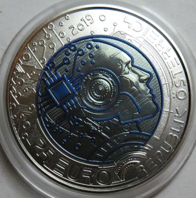 Bimetall Niobmünze Künstliche Intelligenz - Coins and medals
