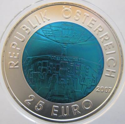 Bimetall Niobmünze Österreichische Luftfahrt - Münzen und Medaillen